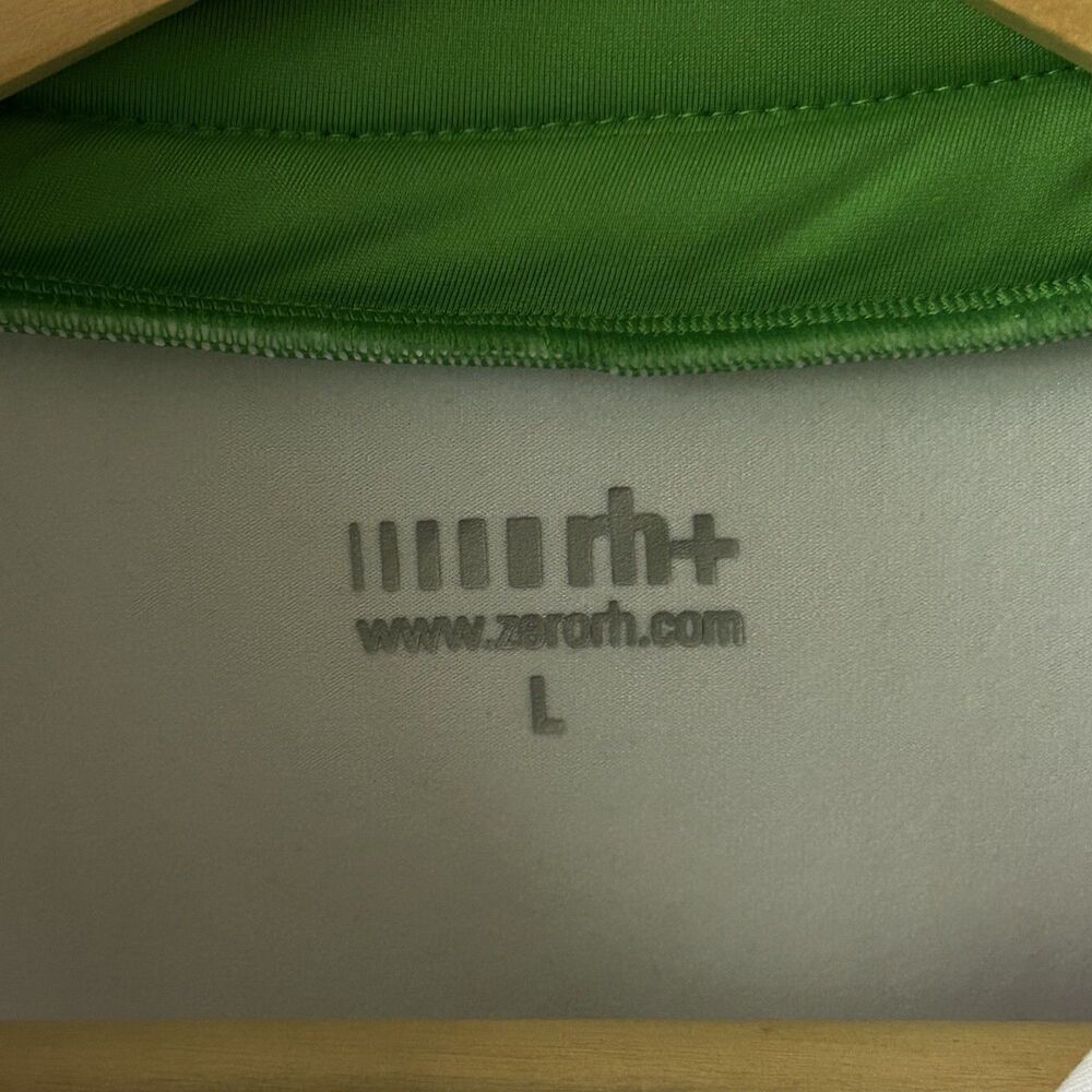 rh+ Women's Pullover Jacket Size Large White Green Accents Polyester Ski Base - Picture 4 of 10